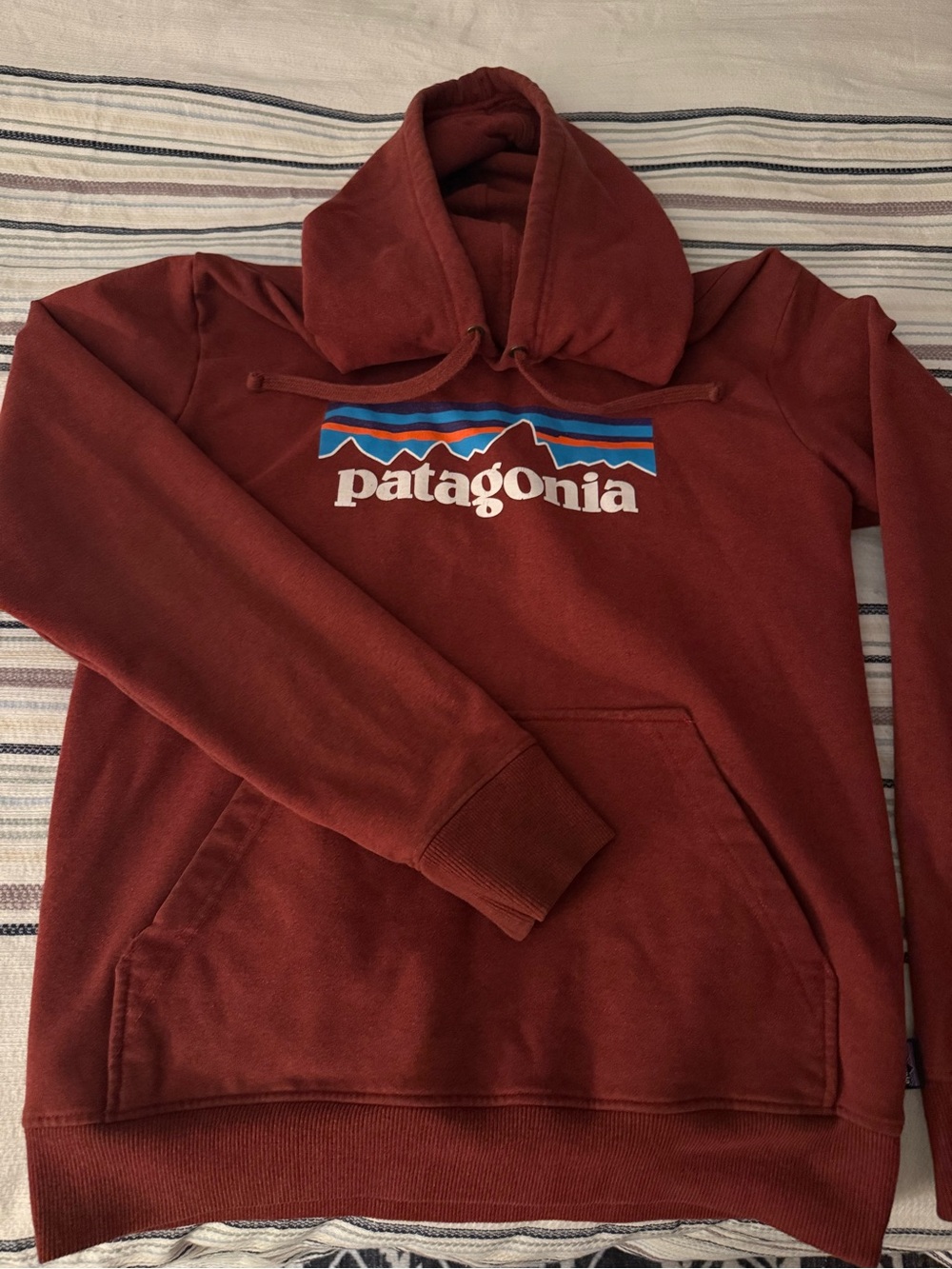 Patagonia P-6 Logo Uprisal Hoody Rust Brown Small